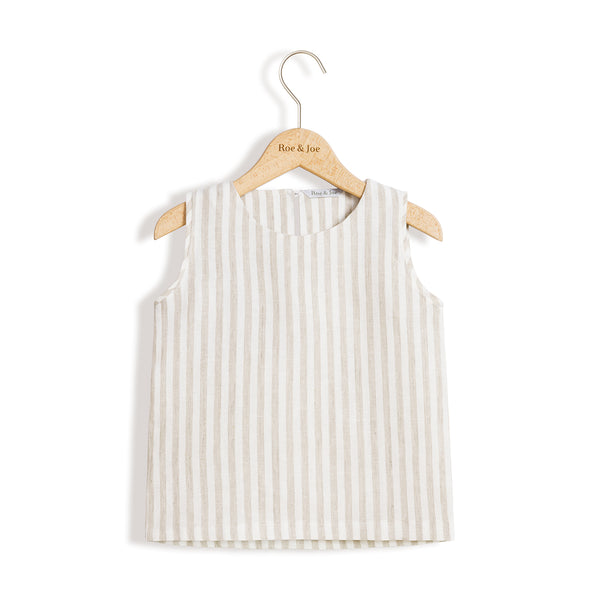 TOP - NATURAL STRIPE