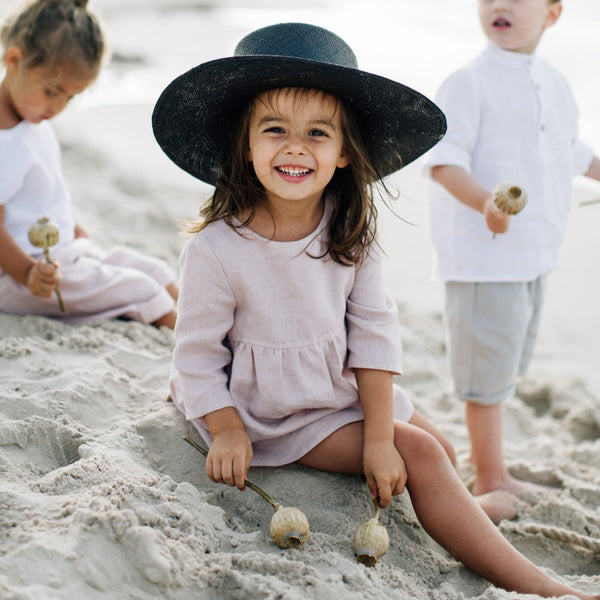 LONG SLEEVED DRESS - BLUSH PINK