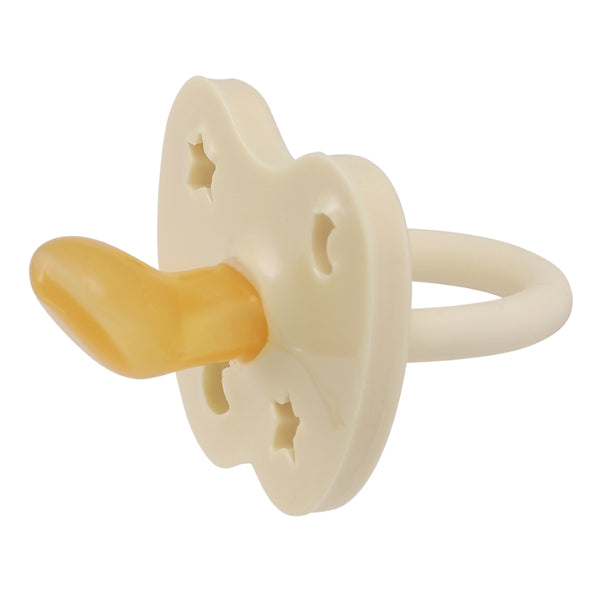 Hevea dummy pacifier uk white natural rubber orthodontic teat