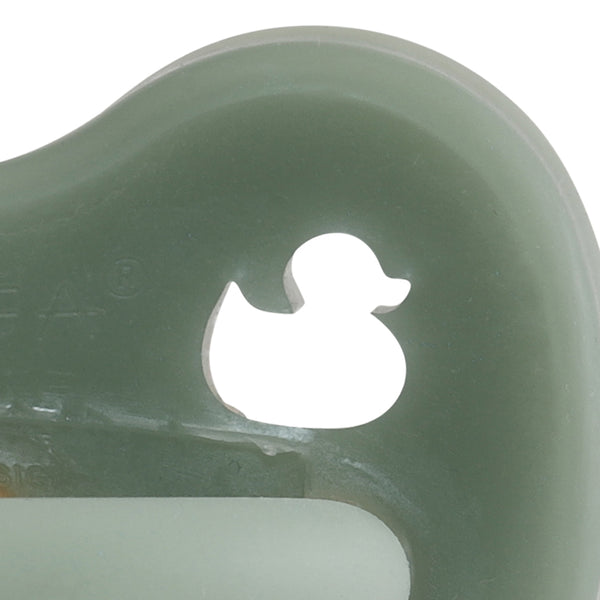 Hevea dummy pacifier uk green natural rubber plastic free