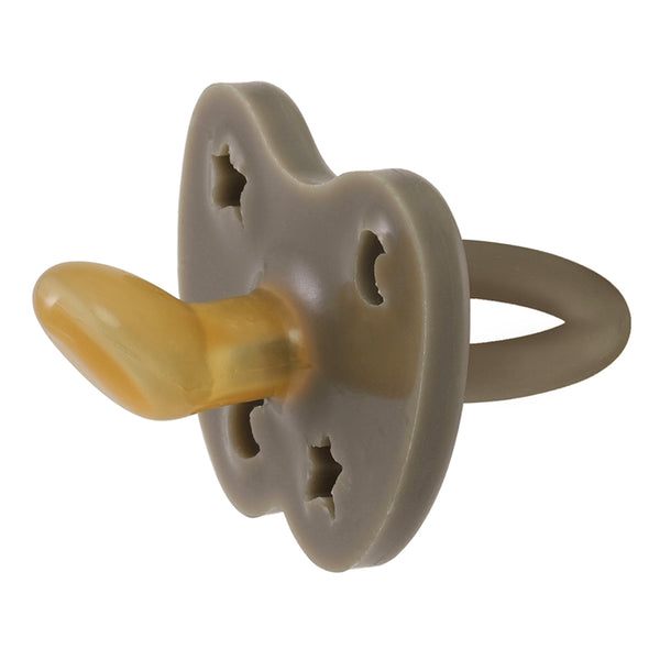 Hevea dummy pacifier uk grey natural rubber orthodontic teat