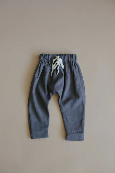 Kind and nature uk grey linen trousers coords sustainable conscious unisex