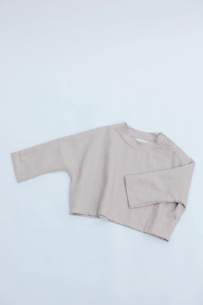 Kind and nature uk tan linen top coords sustainable conscious unisex