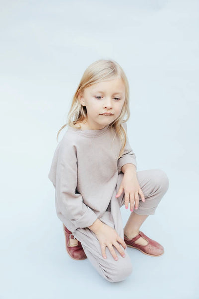 Kind and nature uk tan linen trousers coords sustainable conscious unisex