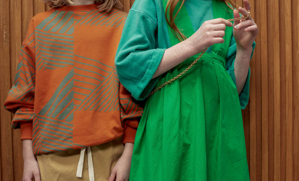 THE PINAFORE DRESS - FERN GREEN