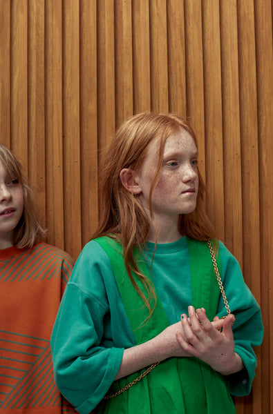 BOXY SWEATSHIRT - GREEN