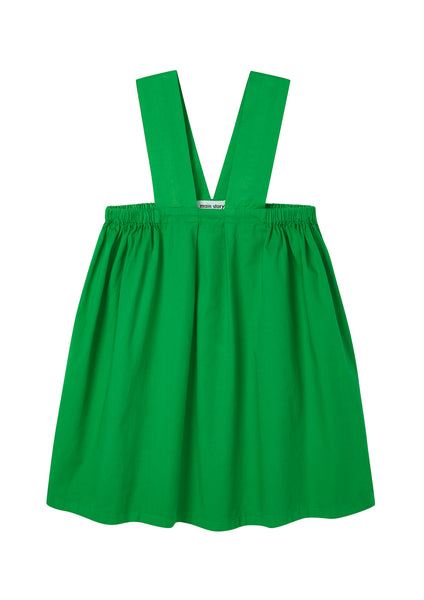 THE PINAFORE DRESS - FERN GREEN