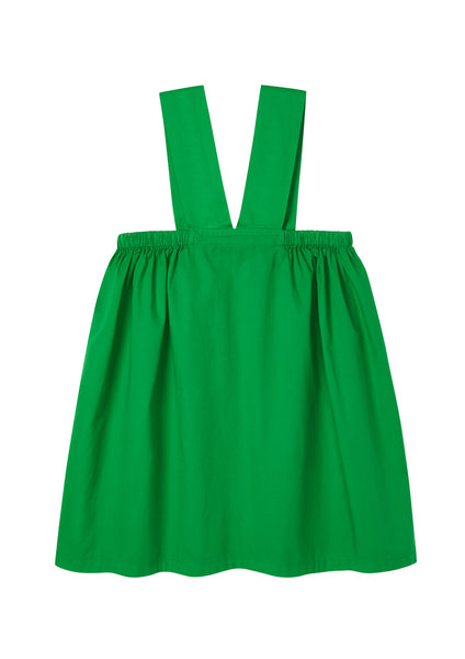 THE PINAFORE DRESS - FERN GREEN