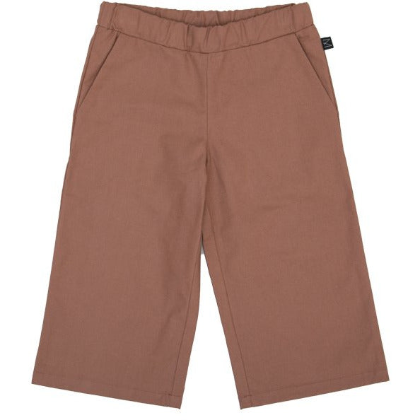 Monkind UK trousers culottes Organic Sustainable Conscious brown