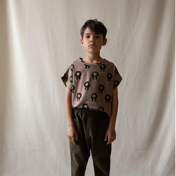 Monkind UK top tshirt Organic Sustainable Conscious olive green