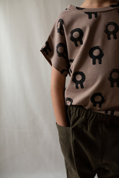 Monkind UK top tshirt Organic Sustainable Conscious olive green