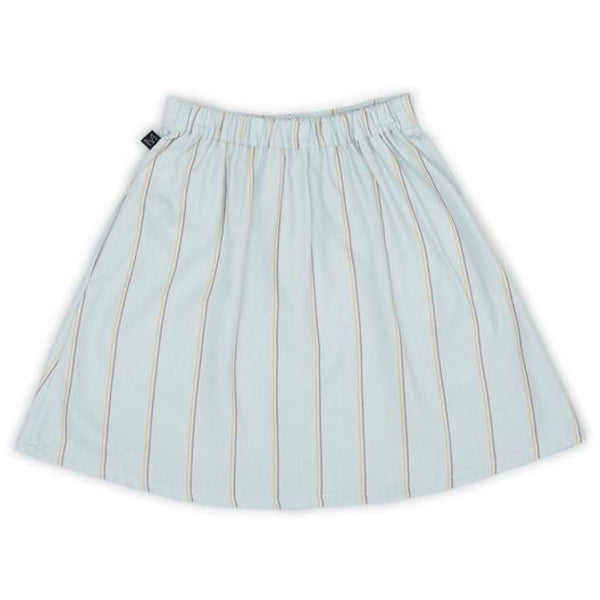 Monkind UK skirt Organic Sustainable Conscious blue midi