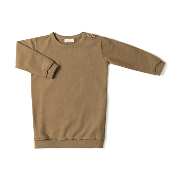 SWEATER DRESS - OLIVE