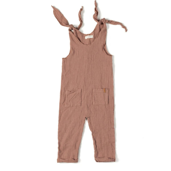 Nixnut UK Jumpsuit sustainable conscious kidswear cotton pink