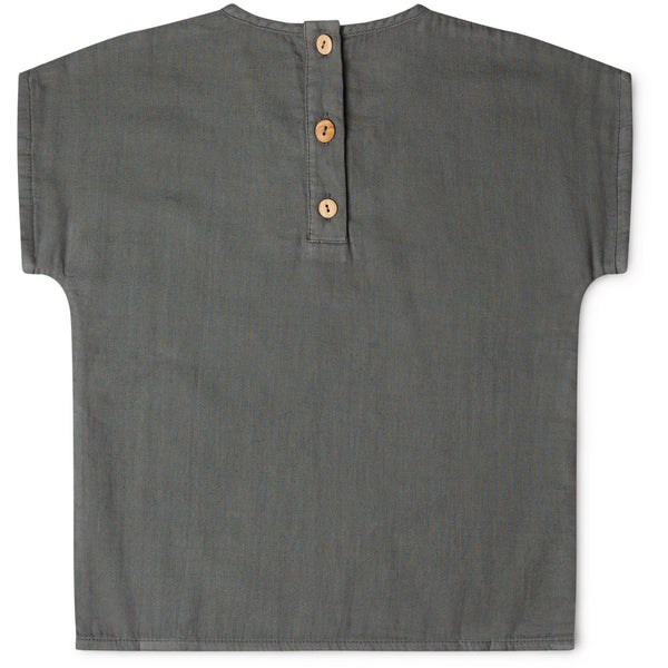 Matona uk organic cotton grey blue sustainable conscious top tshirt