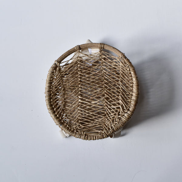 Woven rattan bamboo bag backpack wicker uk kids