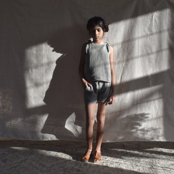 nixnut green shorts coords Cotton Sustainable Conscious UK