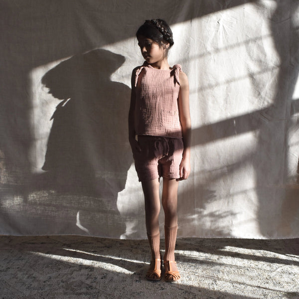 nixnut pink shorts coords Cotton Sustainable Conscious UK
