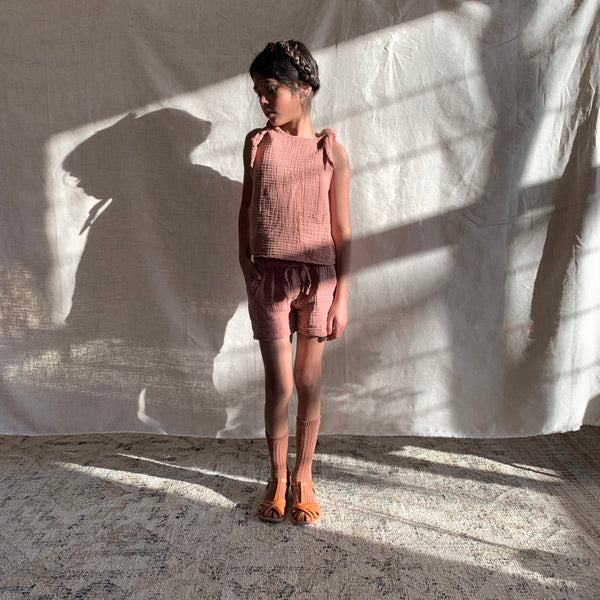 nixnut pink top coords Cotton Sustainable Conscious UK girls
