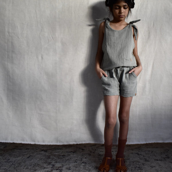 nixnut green top coords Cotton Sustainable Conscious UK girls