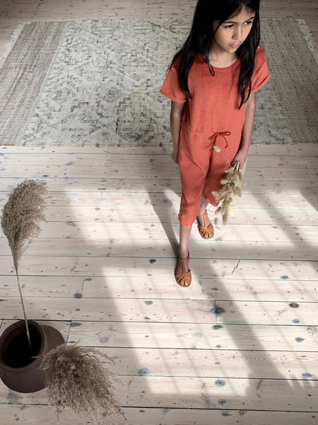 MOLLY TOWEL JUMPSUIT - SUMMER CINNAMON