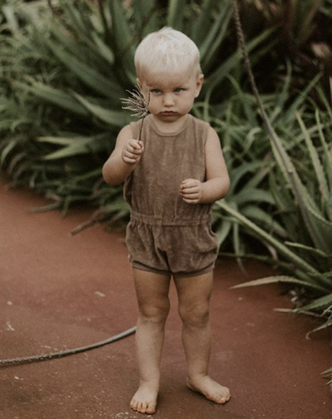 THE VINTAGE ROMPER - WALNUT