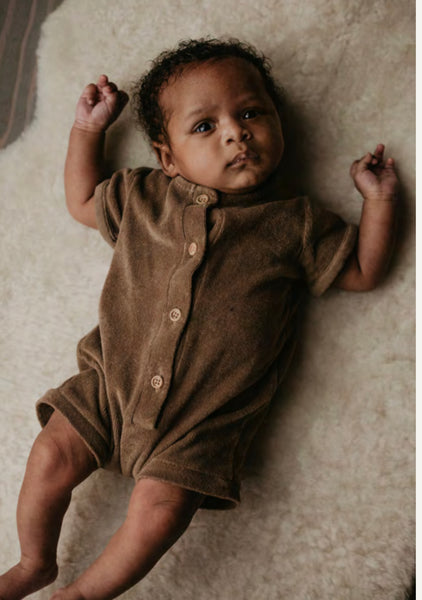 THE DAILY PLAYSUIT - WALNUT