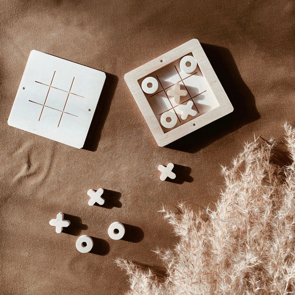 WOODEN TIC TAC TOE - CLASSIC EDITION