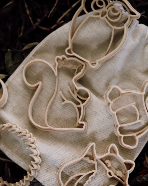 MINI WOODLAND ANIMALS ECO CUTTER SET