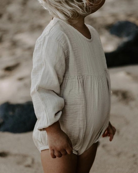 THE MEADOW ROMPER - ECRU
