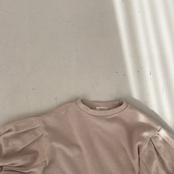 PUFF SLEEVE BODYSUIT - BLUSH