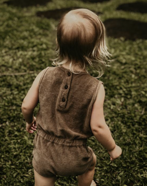 THE VINTAGE ROMPER - WALNUT