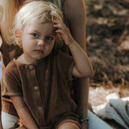 THE DAILY PLAYSUIT - WALNUT
