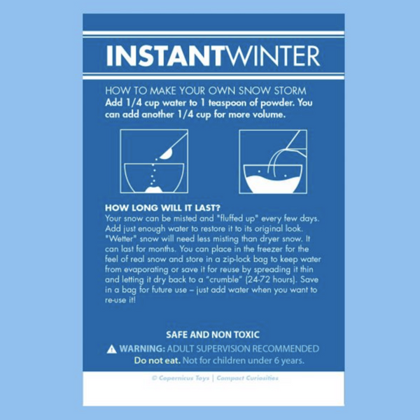 INSTANT SNOW