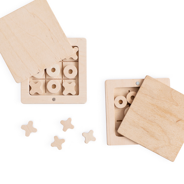 WOODEN TIC TAC TOE - CLASSIC EDITION