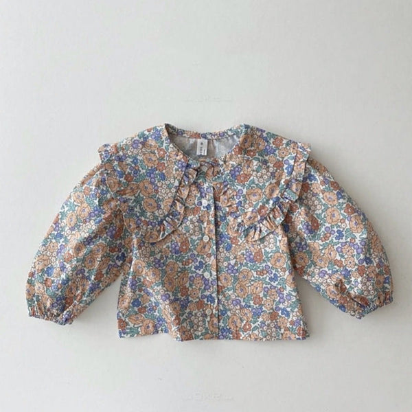 COLLAR LOVE BLOUSE - FLORAL