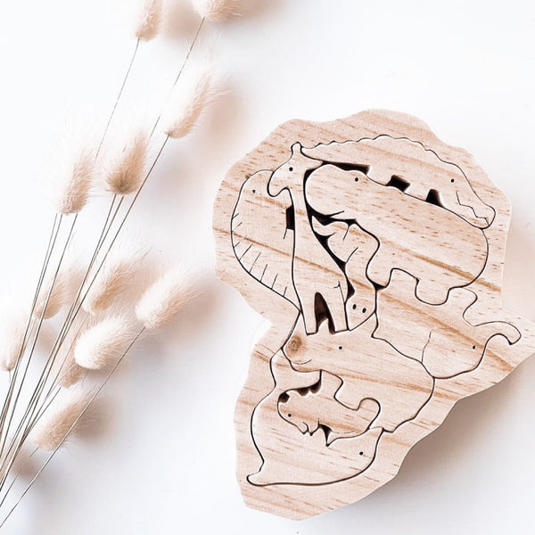 WOODEN ANIMALS PUZZLE