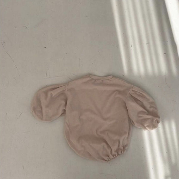PUFF SLEEVE BODYSUIT - BLUSH