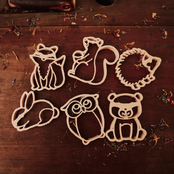 MINI WOODLAND ANIMALS ECO CUTTER SET