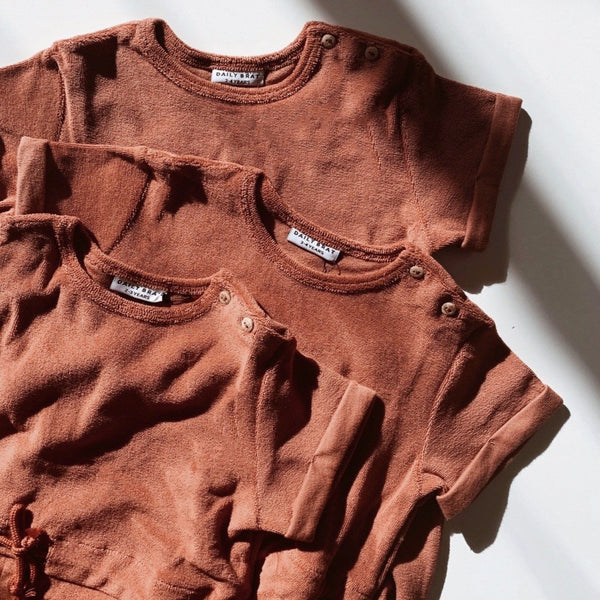 MOLLY TOWEL JUMPSUIT - SUMMER CINNAMON