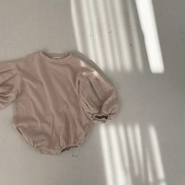 PUFF SLEEVE BODYSUIT - BLUSH