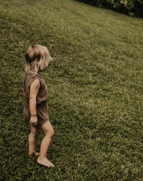 THE VINTAGE ROMPER - WALNUT