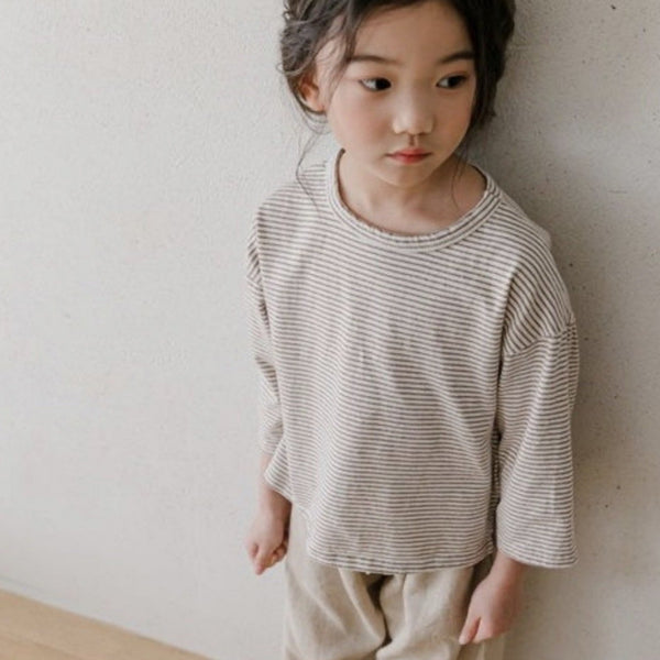 LONG SLEEVED TEE - STRIPED