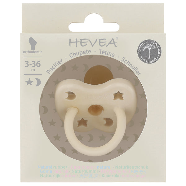 Hevea dummy pacifier uk white natural rubber