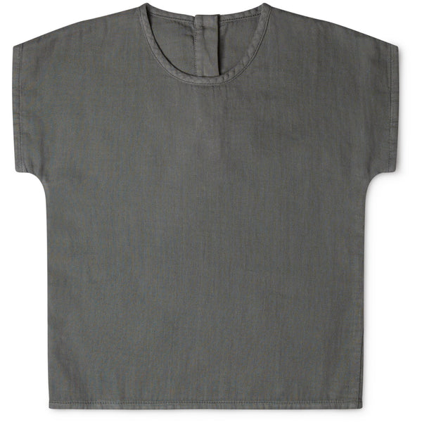 Matona uk organic cotton grey blue sustainable conscious top tshirt