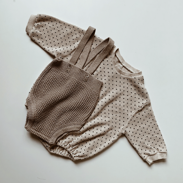 KNITTED BLOOMERS - MOCHA
