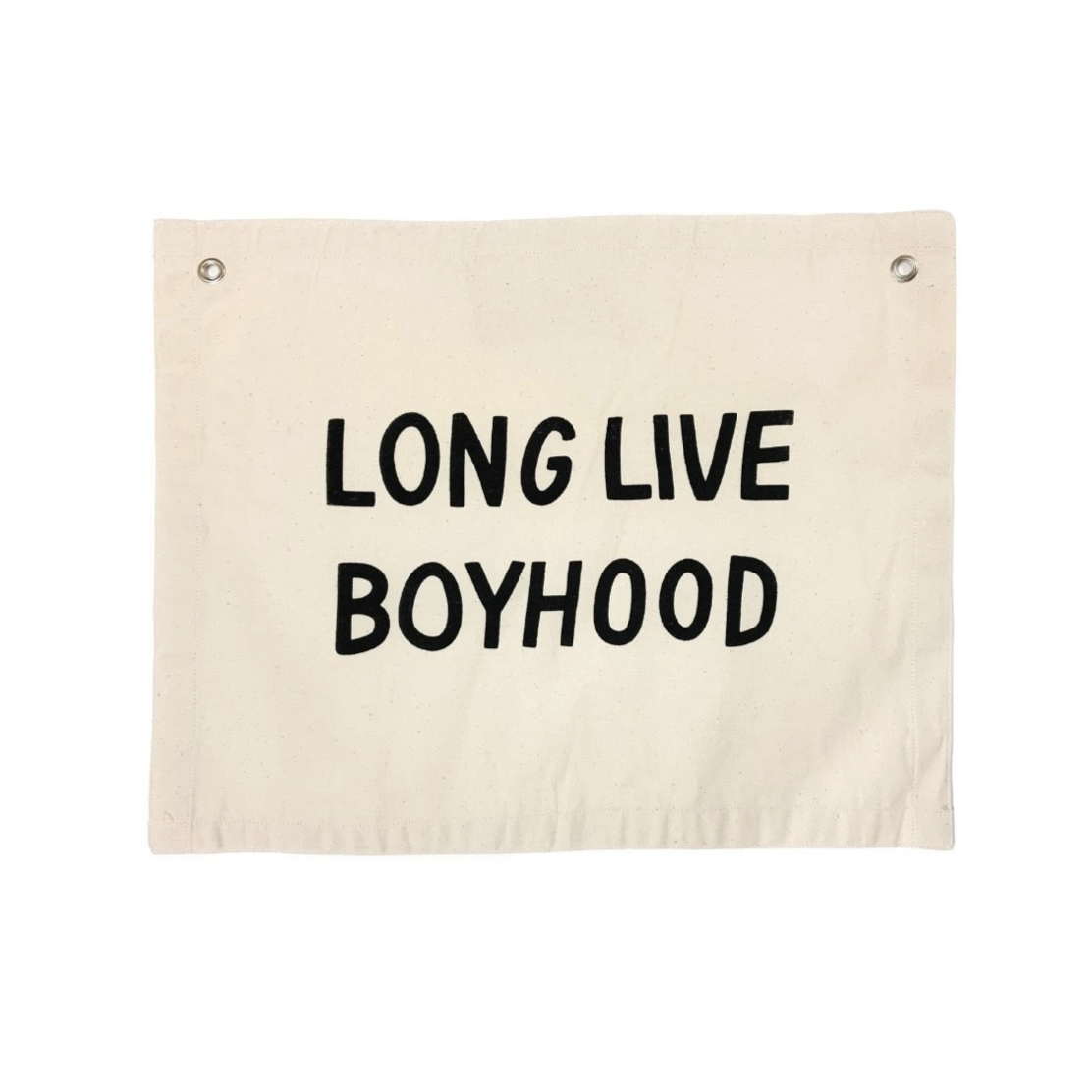 LONG LIVE BOYHOOD BANNER - NATURAL